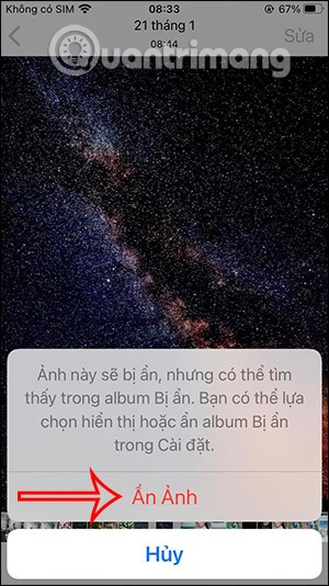 如何在不使用應用程式的情況下隱藏 iPhone 上的圖片