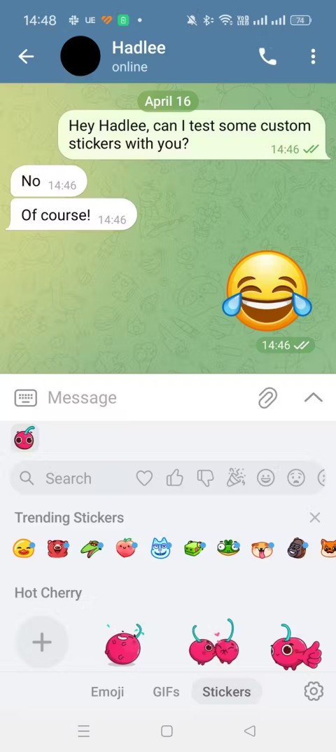 Telegramでカスタムステッカーを作成する方法