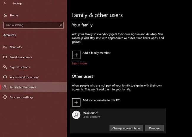 4 วิธีในการเปลี่ยนประเภทบัญชีผู้ใช้ใน Windows