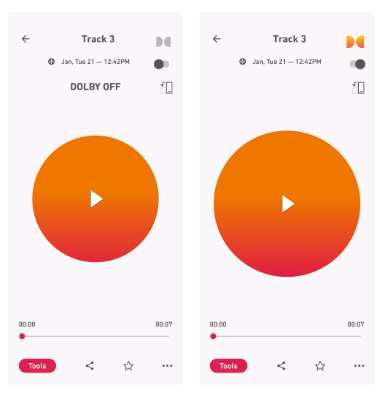 Razones para cambiar de la aplicación de grabadora de voz nativa de Android a Dolby On