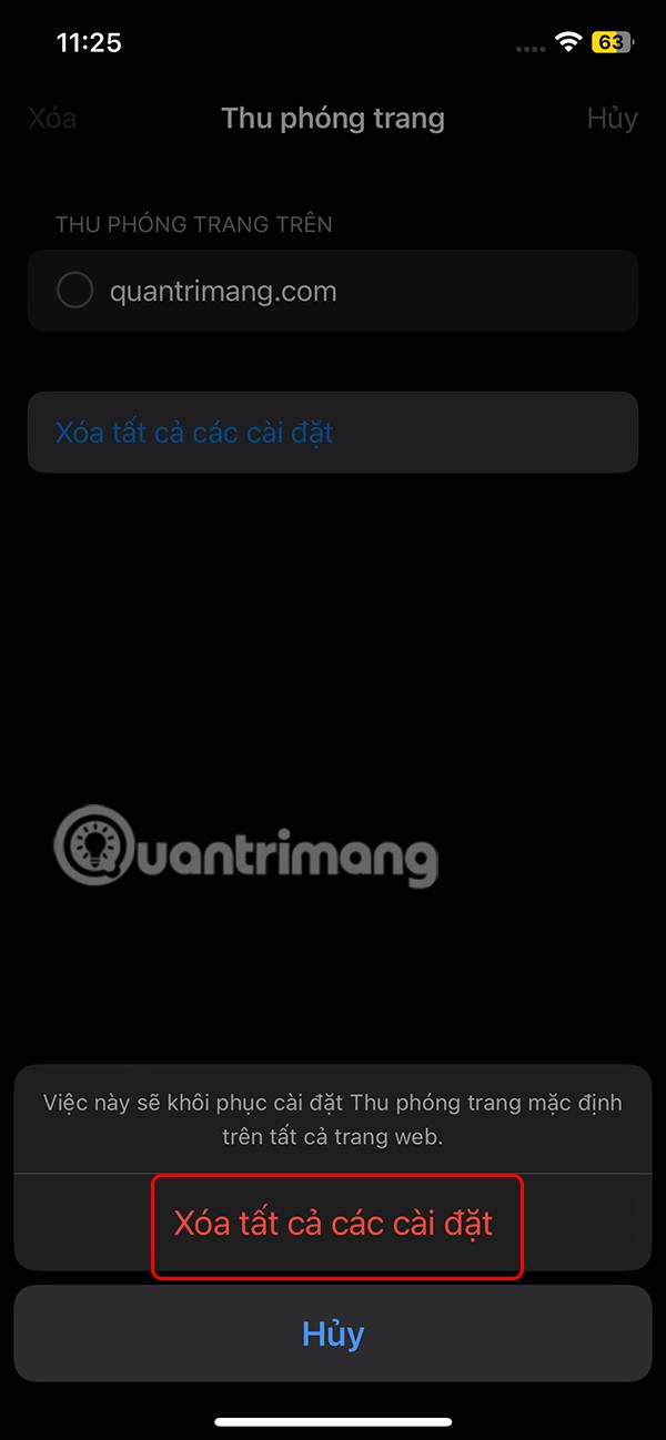 كيفية ضبط إعدادات موقع Safari على iPhone