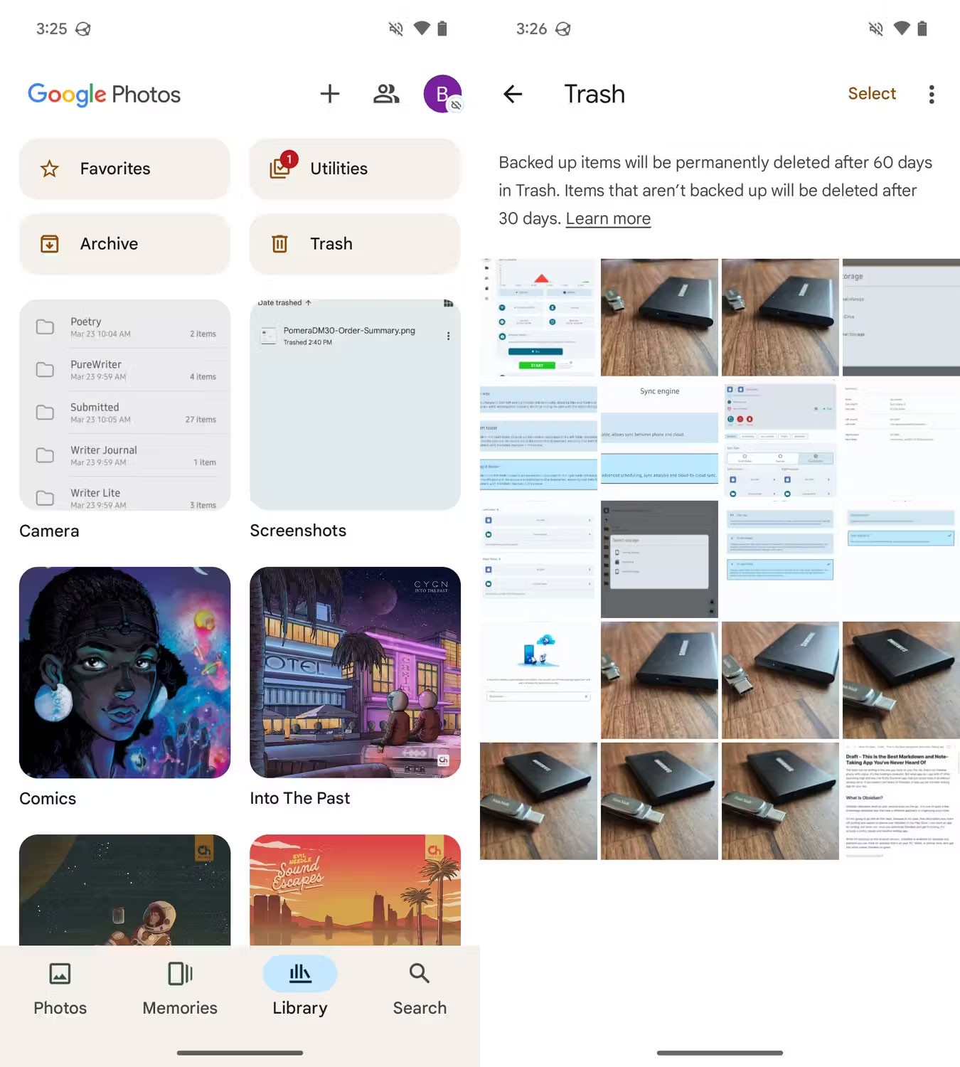 How to empty the trash on Android