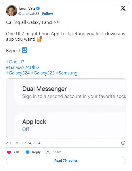 Resumo de informações sobre o Samsung One UI 7