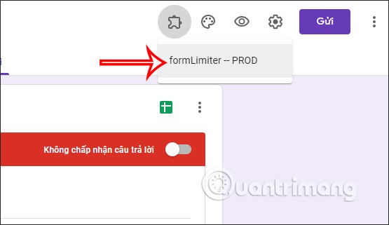 Как ограничить количество ответов в Google Forms