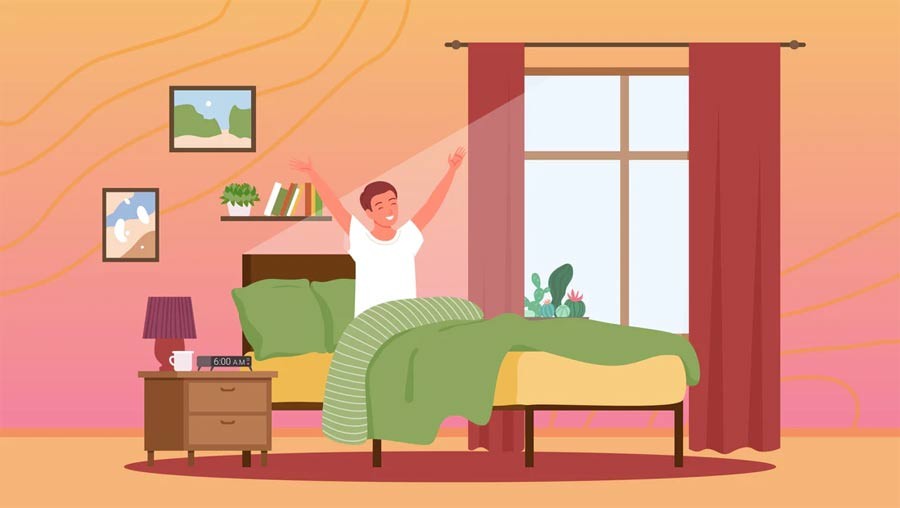 Hoe word je 's ochtends op tijd wakker?