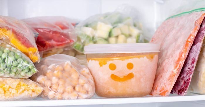 Instructions pour congeler chaque type d'aliment