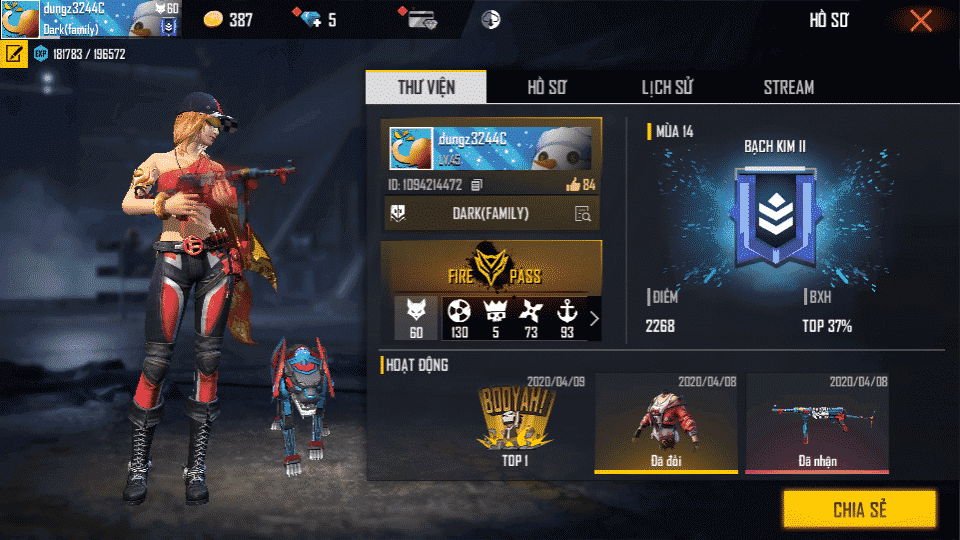 Rich Free Fire-Fotos, Rich Free Fire-Nick-Fotos, Rich Free Fire-Acc-Fotos