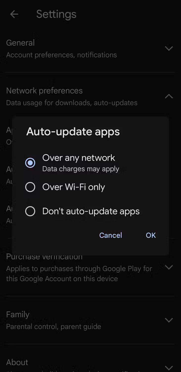 Risolvi il problema del Google Play Store che non aggiorna automaticamente le app