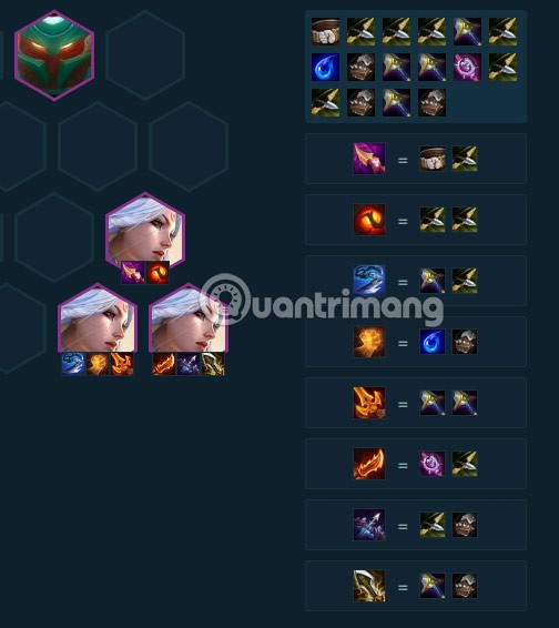 معدات الموسم الحادي عشر من برنامج Ashe DTCL، معدات الموسم الحادي عشر من برنامج Ashe DTCL
