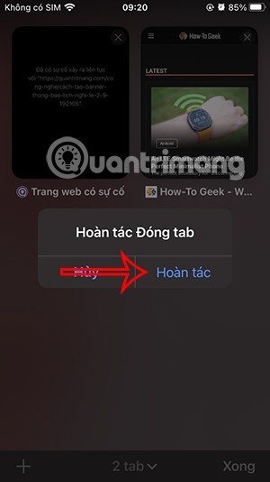 Como reabrir abas fechadas recentemente no Safari no iPhone