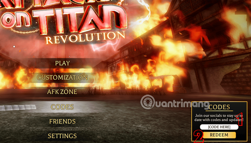 Neueste Attack on Titan Revolution-Codes und wie man Codes einlöst
