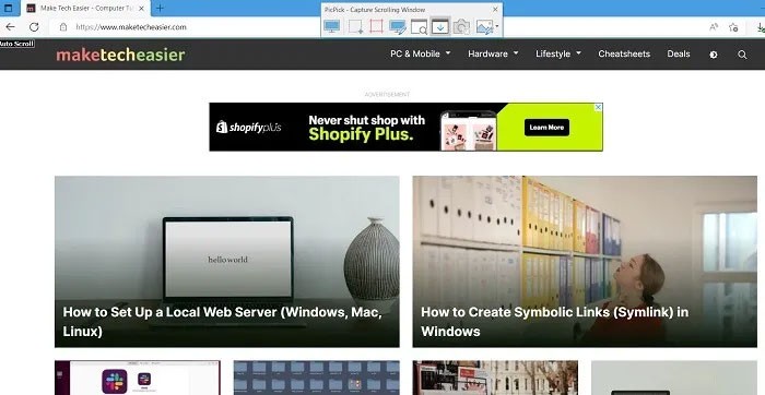 كيفية التقاط لقطات شاشة طويلة ومتمرّرة في نظام التشغيل Windows