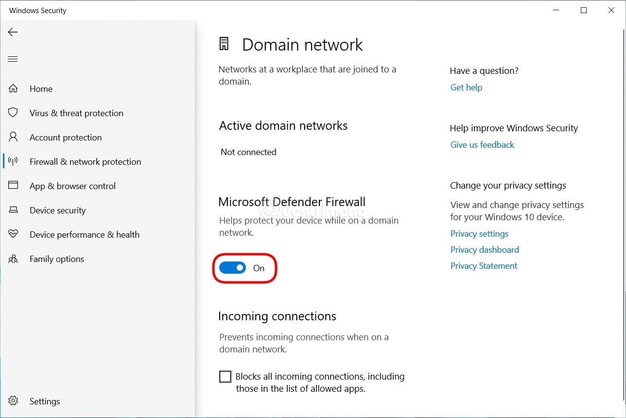 3 طرق لإيقاف تشغيل جدار الحماية في نظام التشغيل Windows 10