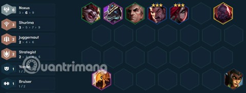 بناء Darius DTCL، العناصر الخاصة بـ Darius Noxus