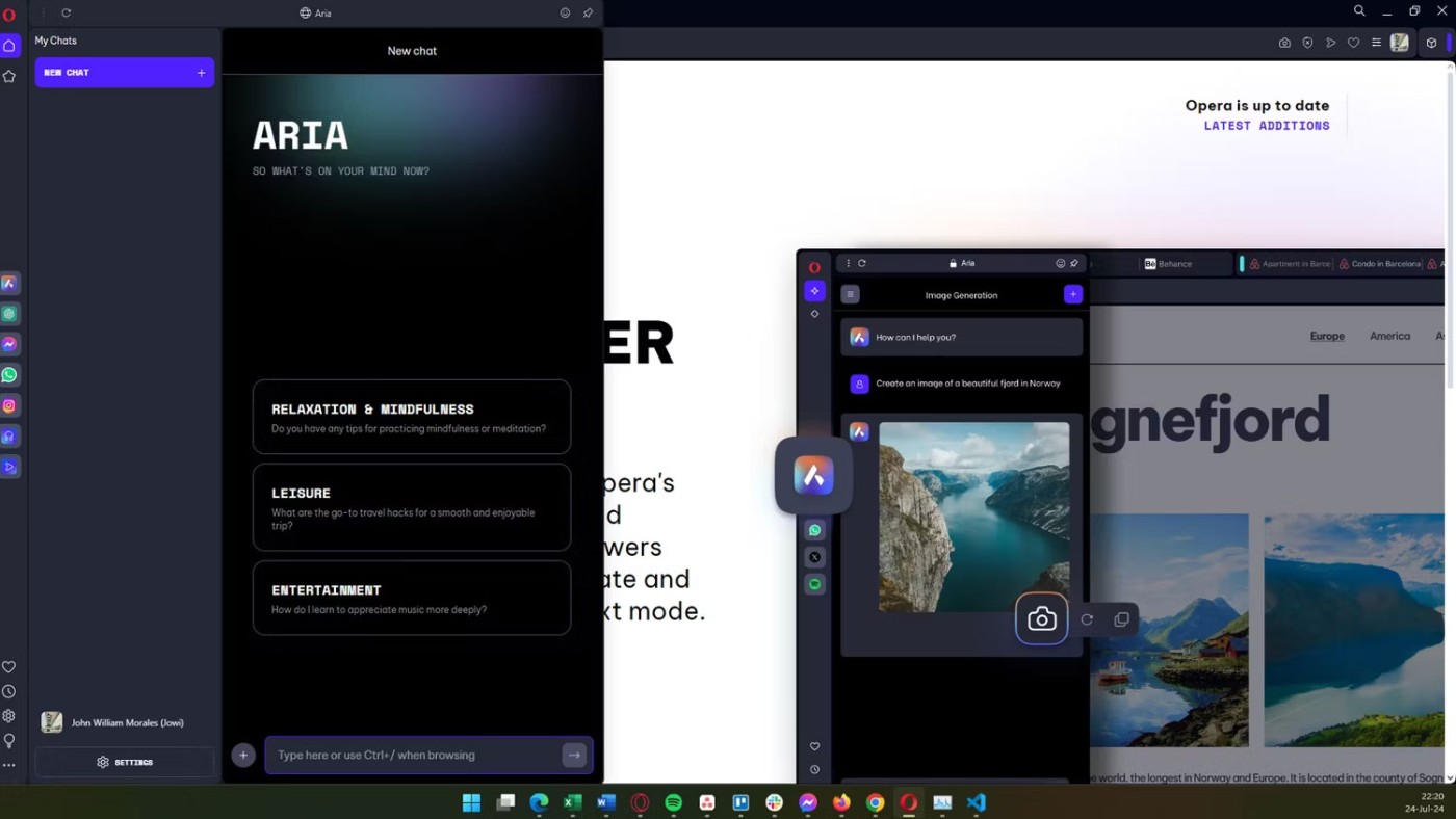 5 أسباب تجعل الذكاء الاصطناعي Aria في Opera مفيدًا