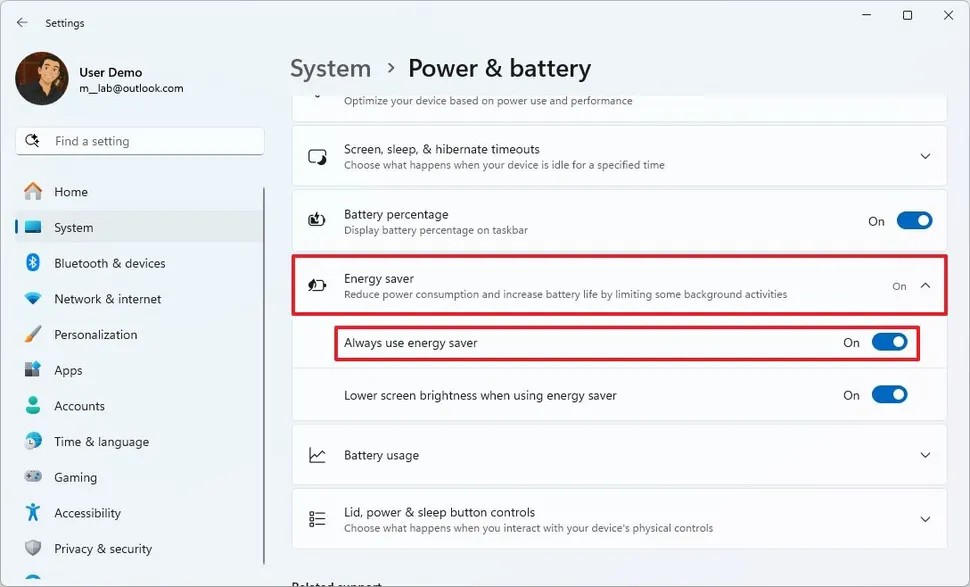 วิธีตรวจสอบว่าแอปใดใช้แบตเตอรี่มากใน Windows 11