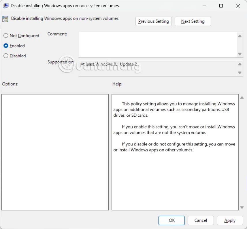 So blockieren Sie die Anwendungsinstallation auf Nicht-Systemlaufwerken unter Windows 11 So blockieren Sie die Anwendungsinstallation auf Nicht-Systemlaufwerken unter Windows 11