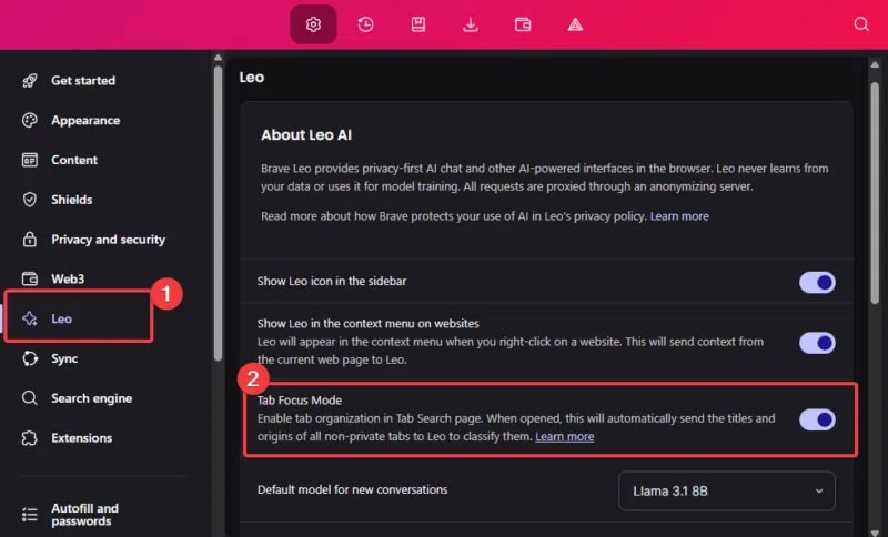 Cara menggunakan Mod Fokus Tab Berani baharu untuk mengatur penyemak imbas anda