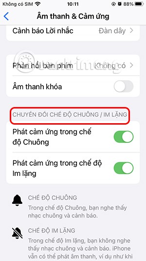 Jak wyłączyć wibracje iPhone'a w trybie cichym