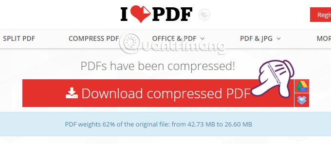 Compacte arquivos PDF e reduza o tamanho do PDF extremamente rápido
