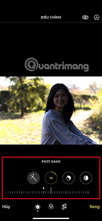 Tipps zum Bearbeiten von Gegenlichtfotos auf dem iPhone
