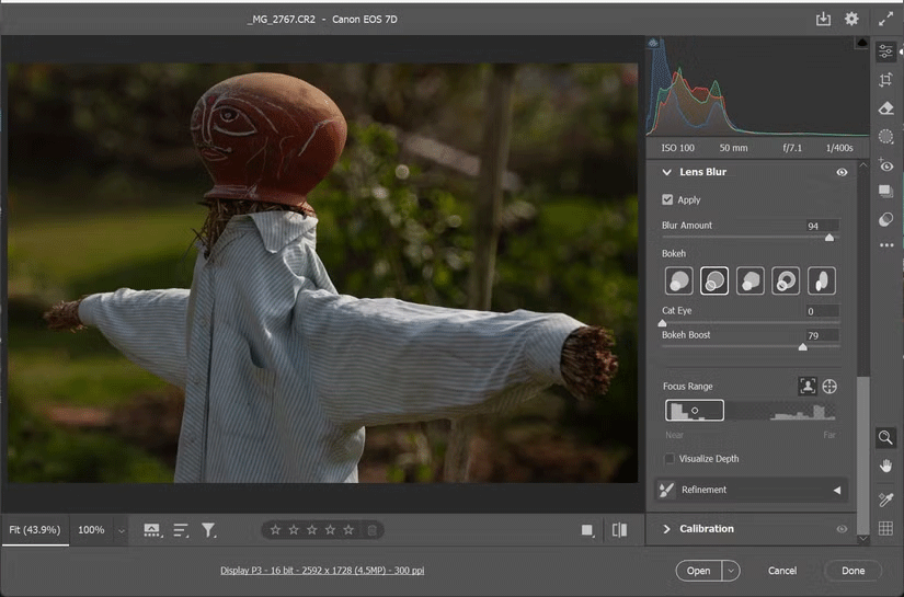 Waarom wordt Lens Blur in Photoshop gebruikt voor artistieke fotobewerking?