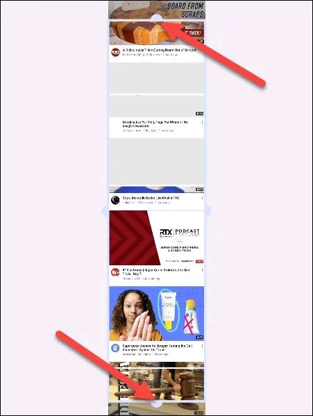 Tüm web sayfasını yakalamak için bir Android cihazın kayan ekran görüntüsünü alma talimatları Tüm web sayfasını yakalamak için bir Android cihazın kayan ekran görüntüsünü alma talimatları