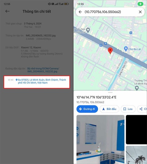 كيفية العثور على موقع الصورة على هاتف Xiaomi