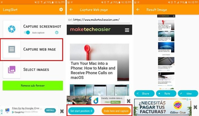 Tüm web sayfasını yakalamak için bir Android cihazın kayan ekran görüntüsünü alma talimatları Tüm web sayfasını yakalamak için bir Android cihazın kayan ekran görüntüsünü alma talimatları