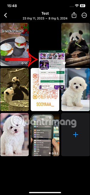 تعليمات إضافة وحذف الصور في ألبوم ذكريات iPhone