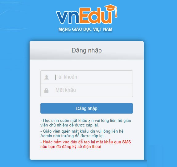 كيفية إصلاح أخطاء VnEdu، وأخطاء تسجيل الدخول إلى VnEdu، وعدم القدرة على رؤية نتائج VnEdu