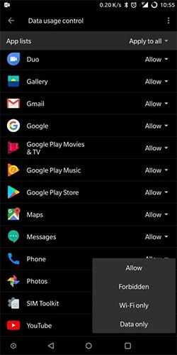 Android uygulamalarının arka planda mobil veri kullanarak internete erişmesi nasıl engellenir