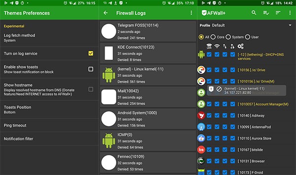 So installieren und verwenden Sie die Android-Firewall AFWall+
