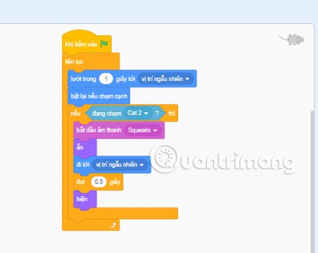 Programowanie gry Kot i Mysz w Scratch