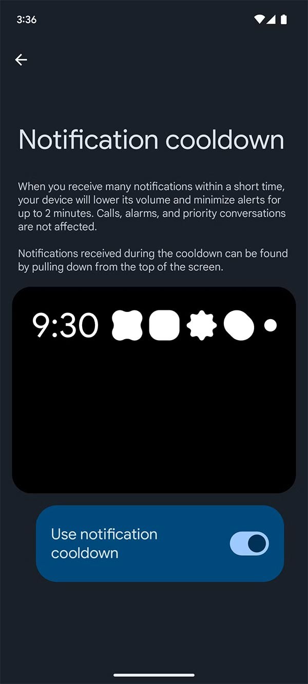 How to enable Notification Cooldown on Android 16