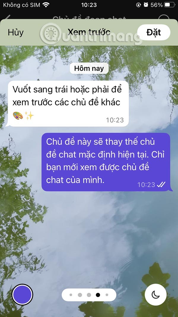 Instruções para definir o papel de parede do bate-papo no WhatsApp