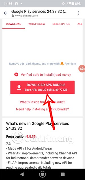 كيفية تحديث خدمات Google Play على Android