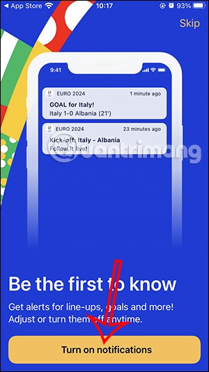 Instructions to add Euro 2024 calendar on iPhone