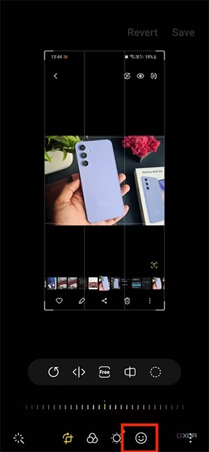 Bagaimana untuk membuat pelekat daripada foto pada Samsung