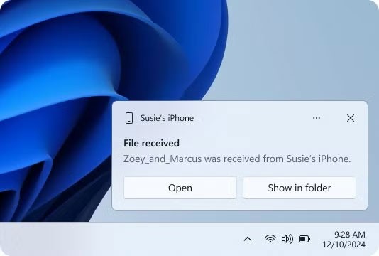 Microsoft admite oficialmente compartir archivos de iPhone a Windows mediante la aplicación Phone Link
