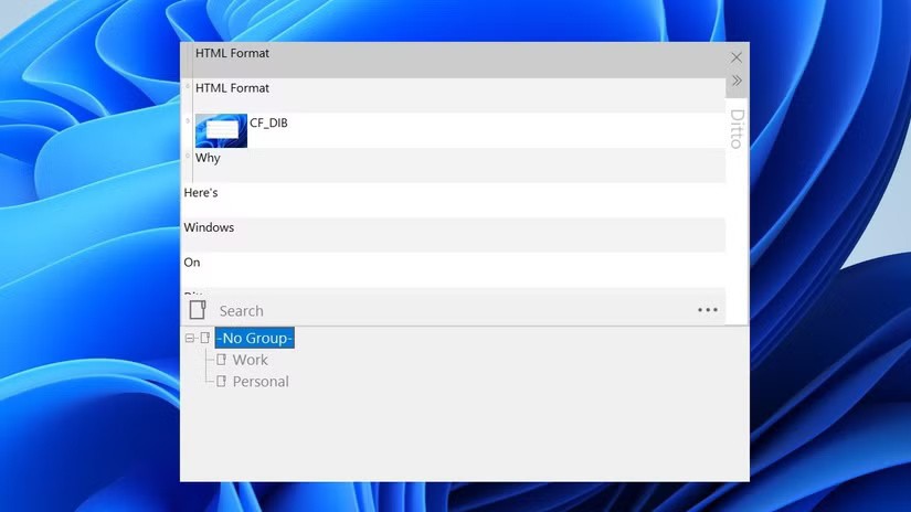 ¿Por qué la gente prefiere Ditto al Portapapeles de Windows?