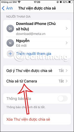 كيفية إضافة الصور إلى الألبوم المشترك في iPhone