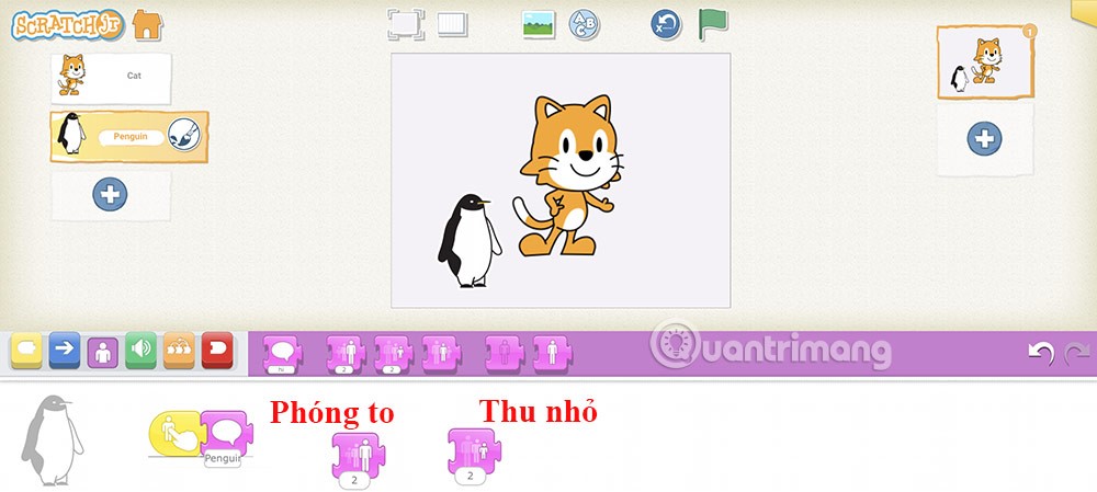 คำแนะนำสำหรับการเรียนภาษาอังกฤษบน ScratchJR คำแนะนำสำหรับการเรียนภาษาอังกฤษบน ScratchJR