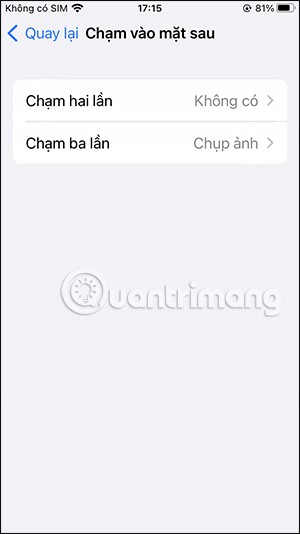 Como fazer uma captura de tela no iPhone tocando na parte traseira