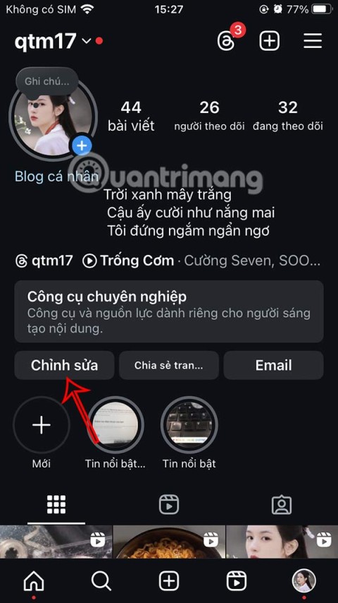 Como ocultar informações de contato no Instagram Como ocultar informações de contato no Instagram