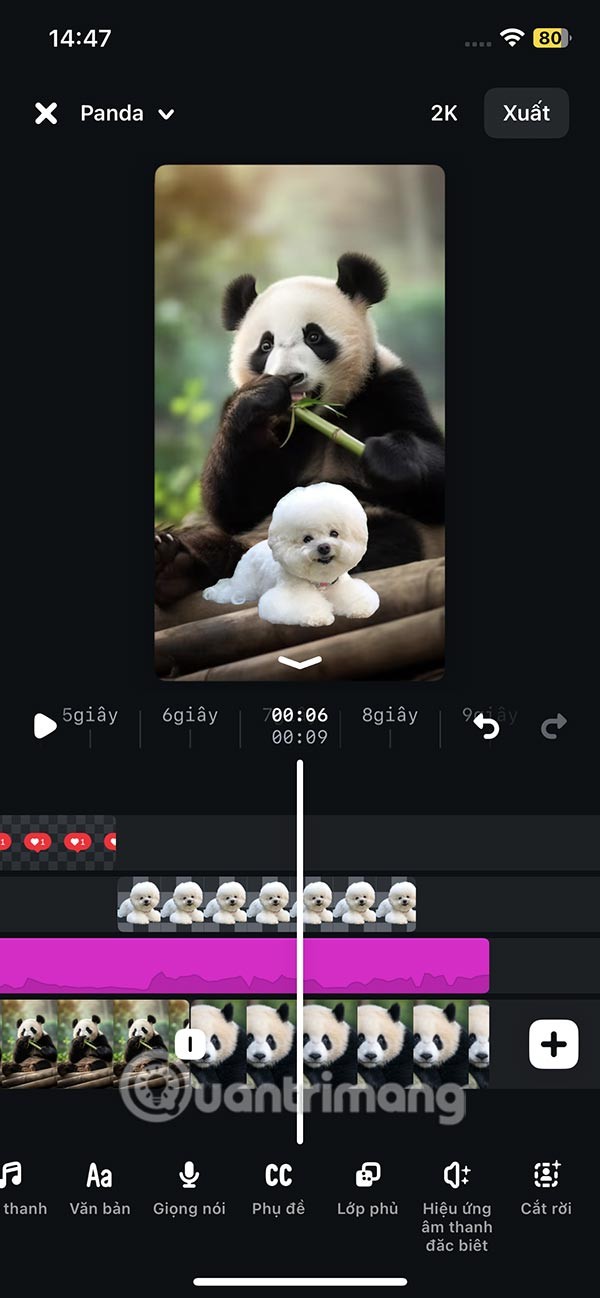 Instrucciones para usar la aplicación Edits para crear videos de Instagram
