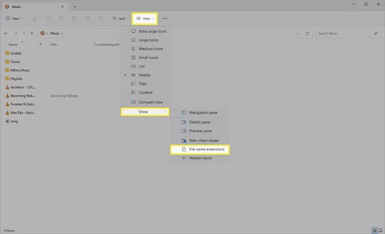 4 formas de cambiar las extensiones de archivo en Windows 11