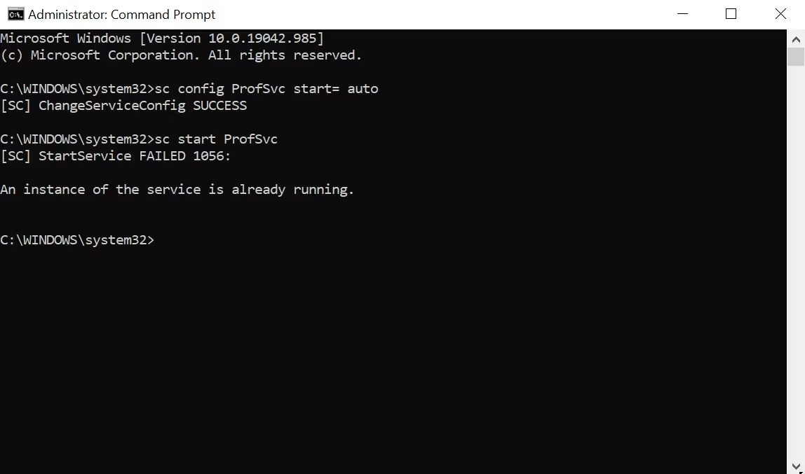 Windows 10'da Kullanıcı Profili Hizmeti oturum açmada başarısız oldu hatası nasıl düzeltilir?