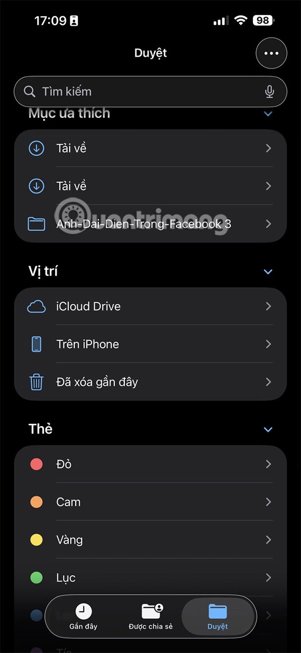 iPhoneのファイルアプリでフォルダの色を変更する方法