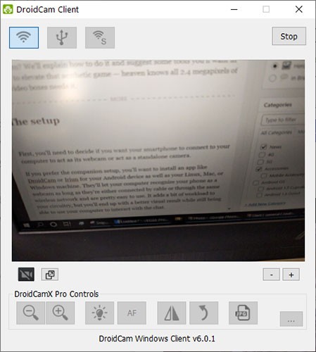 How to use DroidCam to turn your phone into a webcam for your computer